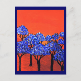 Land of Blue Trees Postcard