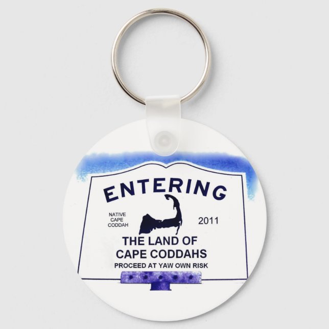 Land of Cape Coddahs Keychain (Front)