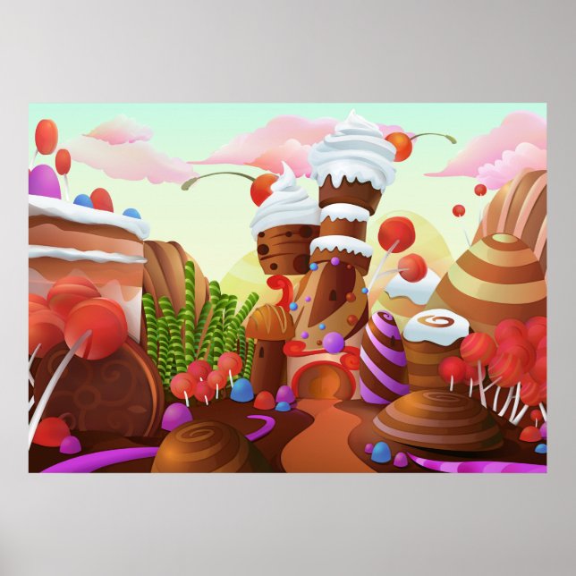 Land Of Chocolate Poster (Front)