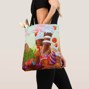 Land Of Chocolate Tote Bag