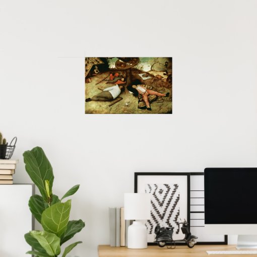 Land of Cockaigne by Pieter Bruegel the Elder Poster Zazzle