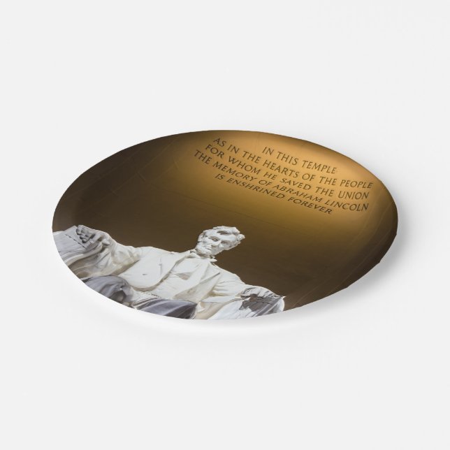 Land of Lincoln Paper Plates (Angled)