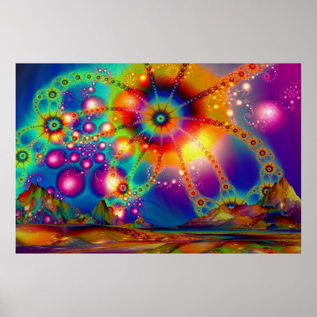 Land of Psychedelic Illuminations - Poster (Front)