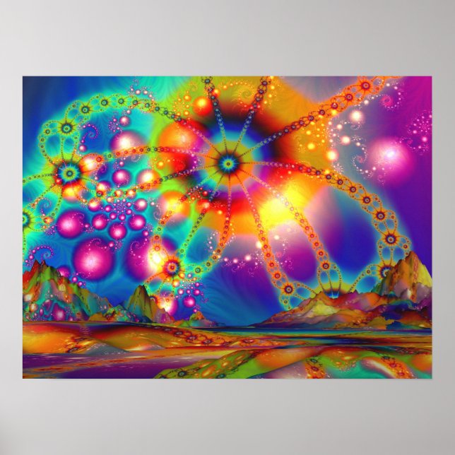 Land of Psychedelic Illuminations - Poster (Front)