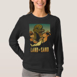 Land Of Sand Desert Snake Monster Cool Fun Retro A T-Shirt