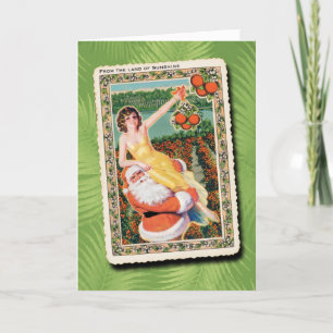 Land Of Sunshine Christmas Card