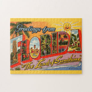 Land of Sunshine Greeting Jigsaw Puzzle