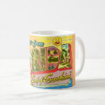 Land of Sunshine Mug<br><div class="desc">Terrific rare,  retro postcard greeting from Florida repurposed!</div>