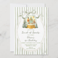 Land of Sweets Nutcracker Green Winter Birthday