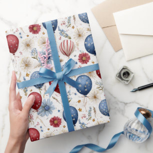 Land of the Free, 250 Years of Freedom Wrapping Paper