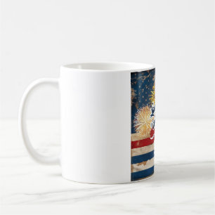 Land of the Free Because of the Brave 4th of Jul Coffee Mug