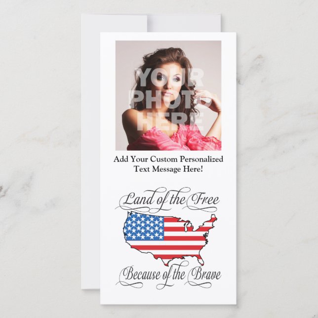 Land of the Free because of the Brave Patriotic US (Front)