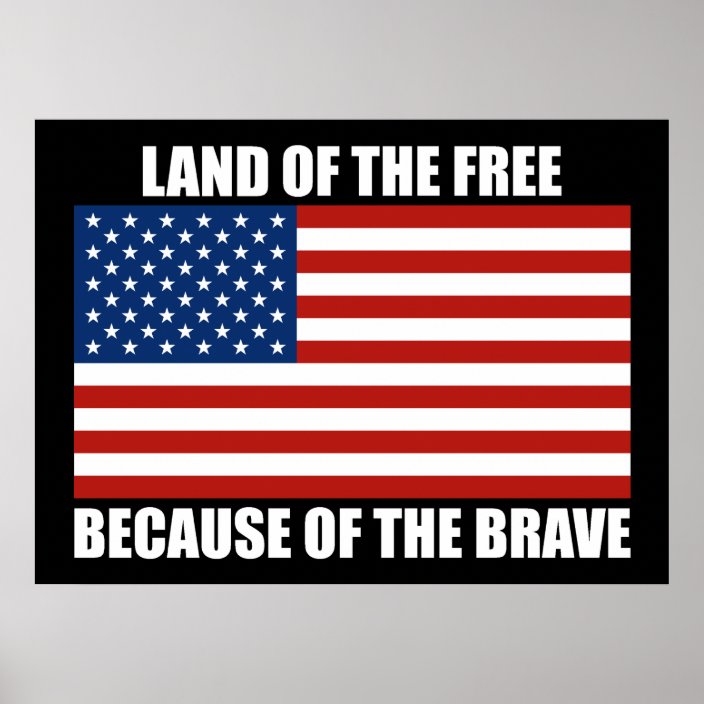 land of the free home of the brave johnny casg