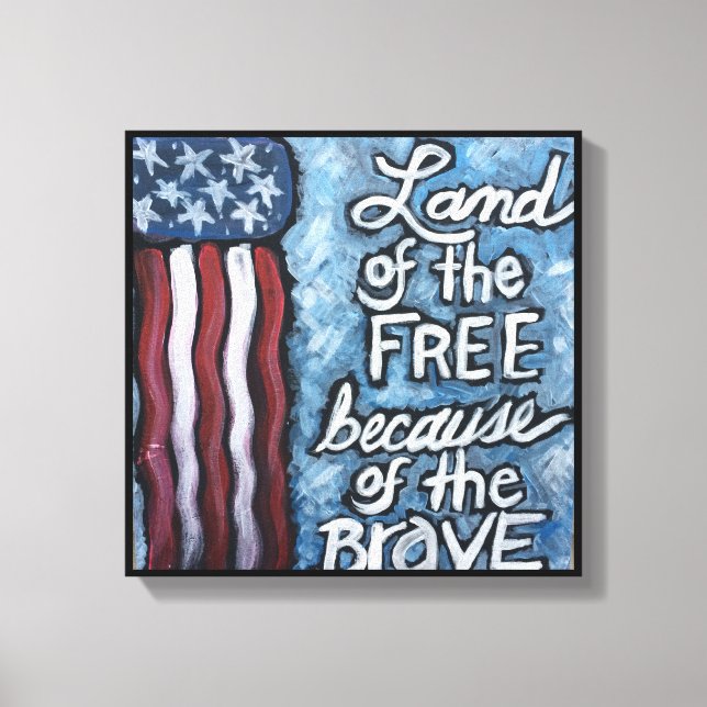 Land of the Free Canvas Print (Front)