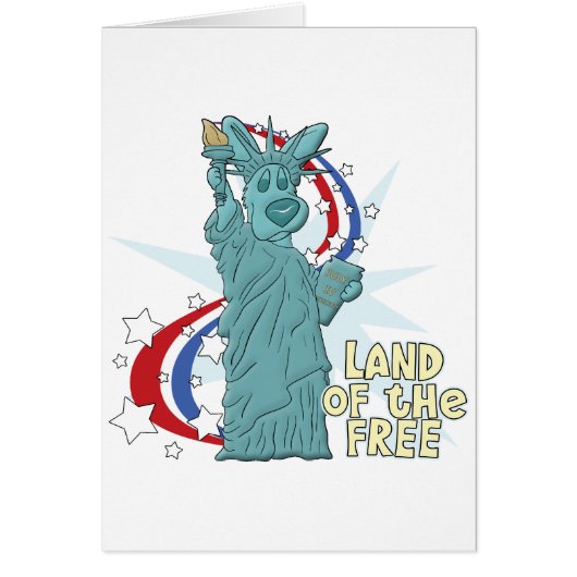 Land of the Free Corgi Card (Front)