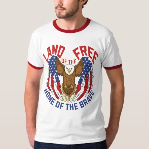 Land Of The Free Home Of The Brave T_Shirt