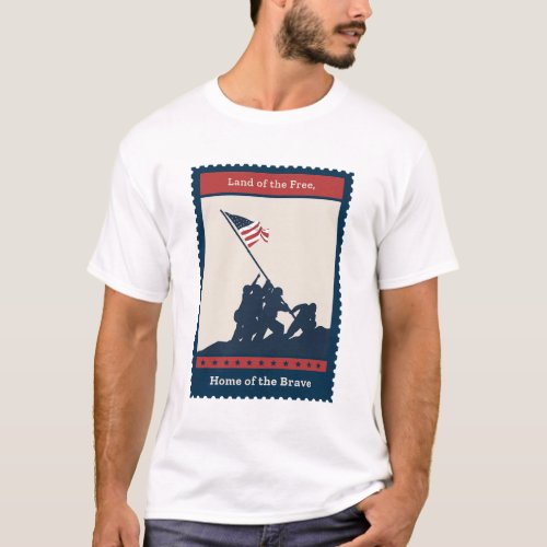 Land of the free Home of the Brave T_Shirt