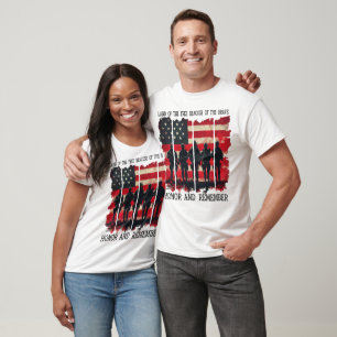 Land of the Free Honor Remember T-Shirt