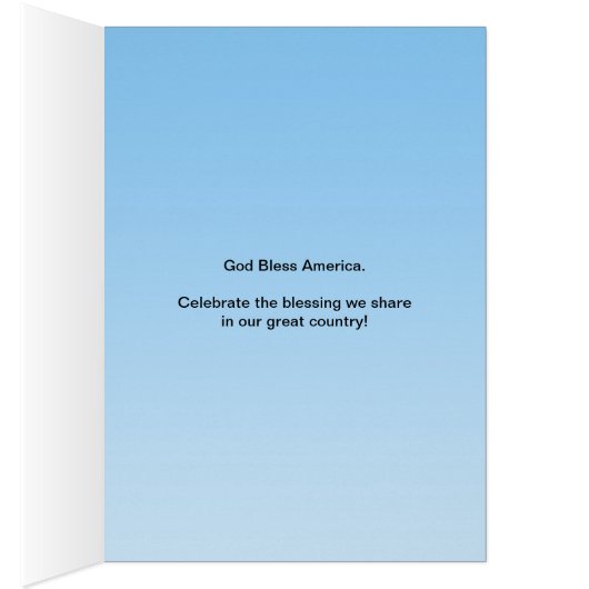 Land of the Free Memorial Day card (Inside (Right))