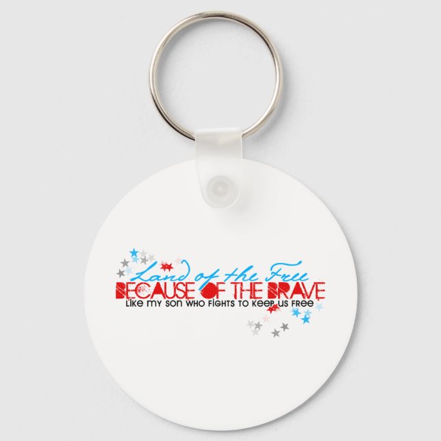 Land of the Free: Son Keychain (Front)