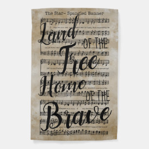 Land of the Free Star-Spangled Banner Garden Flag