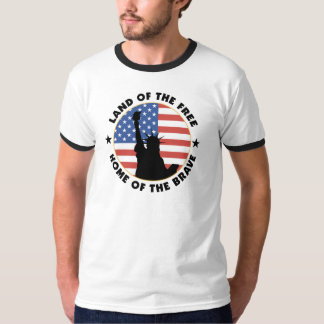 Land of the Free Statue of Liberty T-shirts