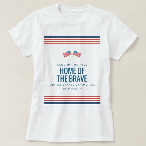 Land of the Free Womens T_Shirt