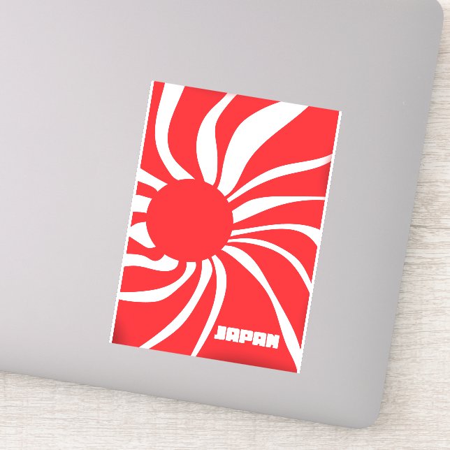 Land of the Rising Sun - Japan Sticker (Detail)