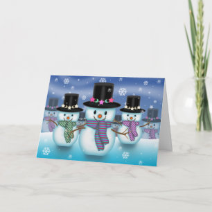 Land of the Snowmen Christmas Card