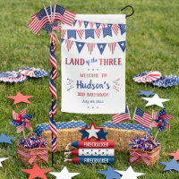 Land Of The Three! 4th Of July 3rd Birthday Party