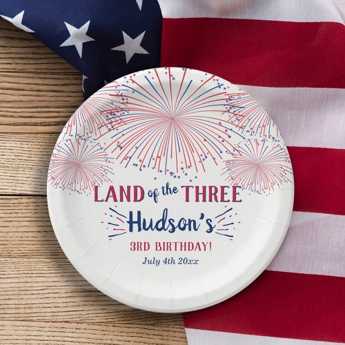 Land Of The Three! 4th Of July 3rd Birthday Party