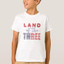 Land of the Three (Free) 3rd Birthday Party Outfit T-Shirt