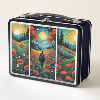 Land Of The Three Suns Metal Lunch Box