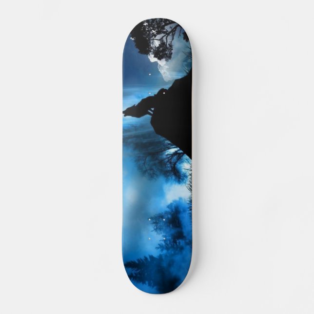 "Land of wolves" Skateboard Deck (Front)
