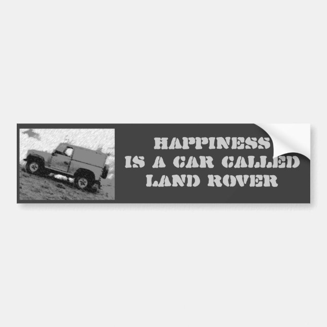 Land rover Bumper sticker (Front)