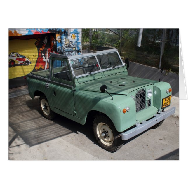 Land Rover Series II SWB Cards (Front Horizontal)