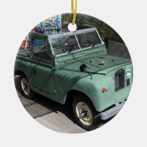 Land Rover Series II SWB Ceramic Ornament