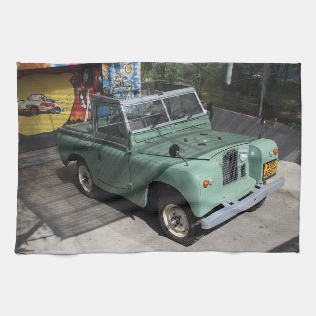 Land Rover Series II SWB Kitchen Towel (Horizontal)