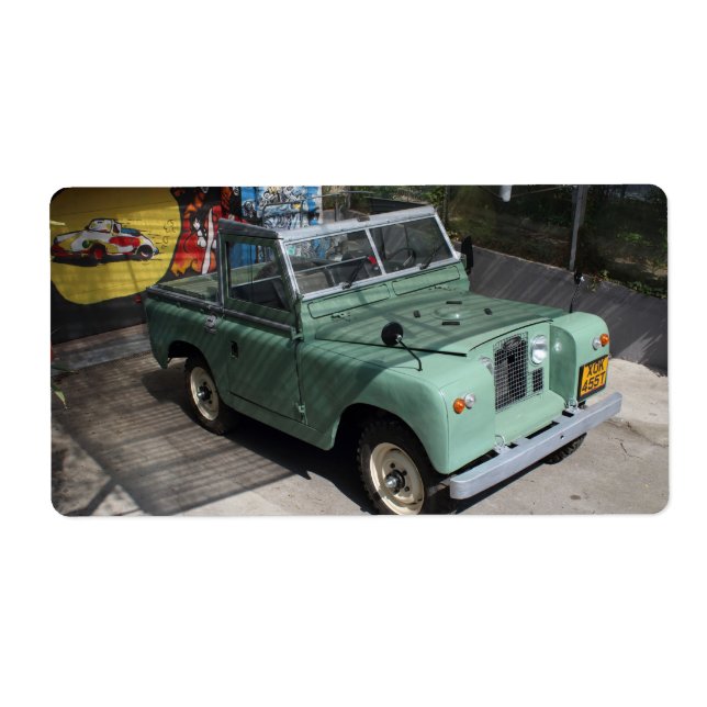Land Rover Series II SWB Label (Front)