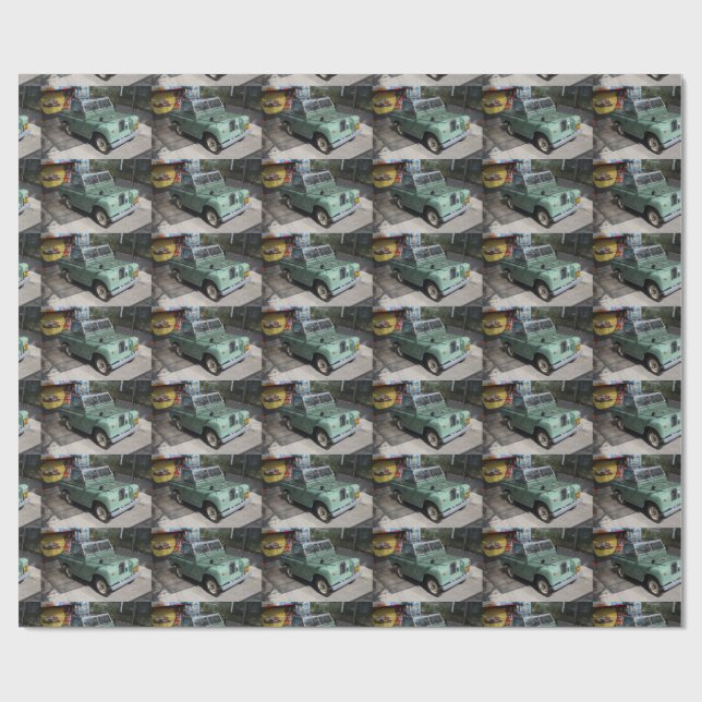 Land Rover Series II SWB Wrapping Paper (Flat)