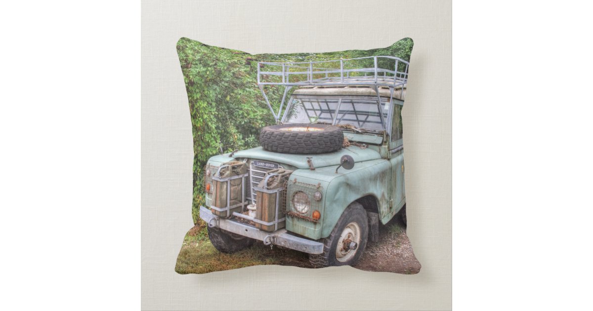 Land Rover Series III 109 Throw Pillow