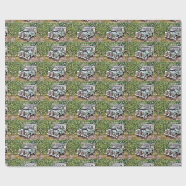 Land Rover Series III 109 Wrapping Paper (Flat)