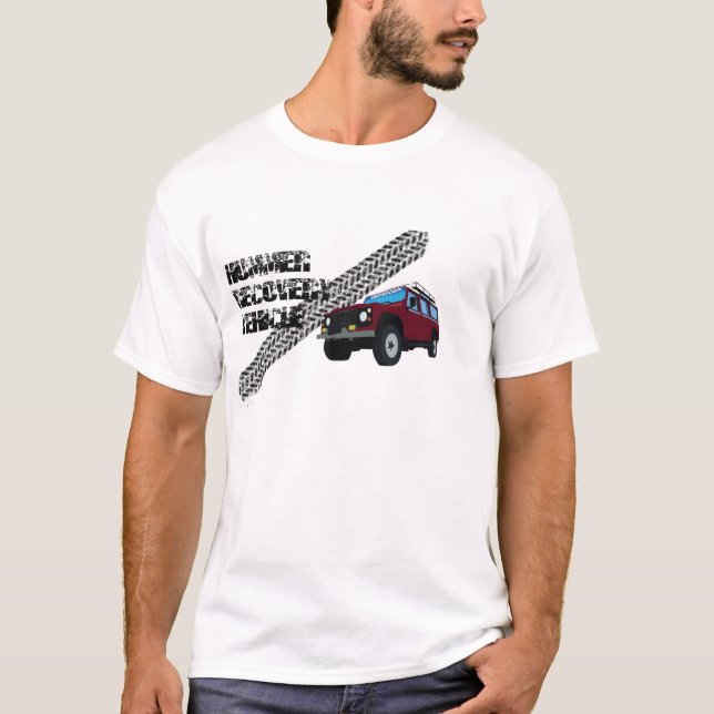 Land Rover Tire Mark T-Shirt (Front)