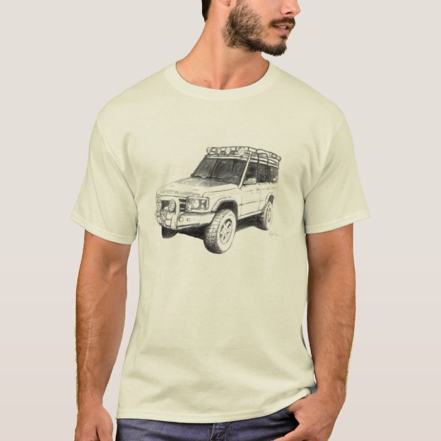 Land Rover Truck Art T-Shirt (Front)