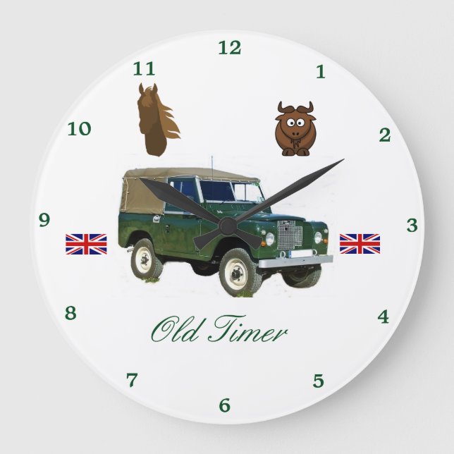 Land Rover Wall Clock (Front)