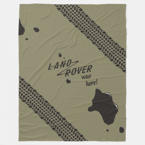 Land_Rover was here Fleece Blanket