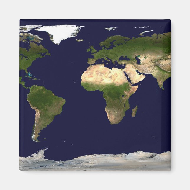 Land Surface, Shallow Water, and Shaded Topogra Magnet (Front)
