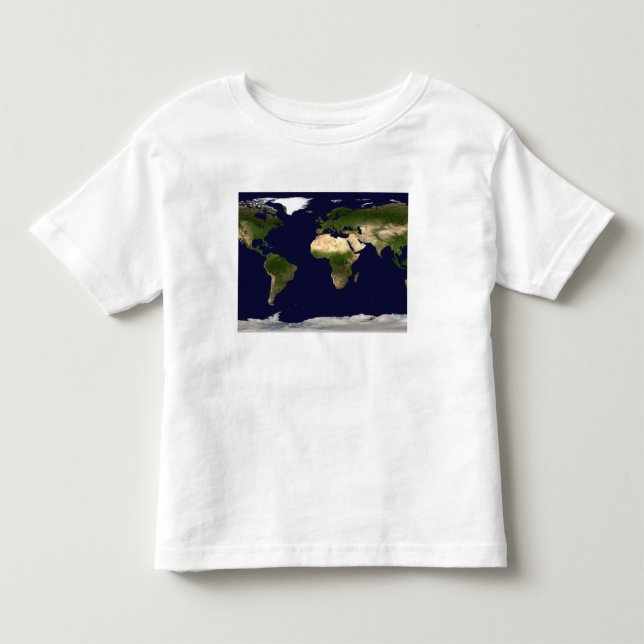 Land Surface, Shallow Water, and Shaded Topogra Toddler T-shirt (Front)