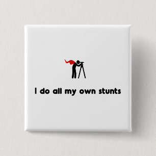 Land Surveying Hero Pinback Button