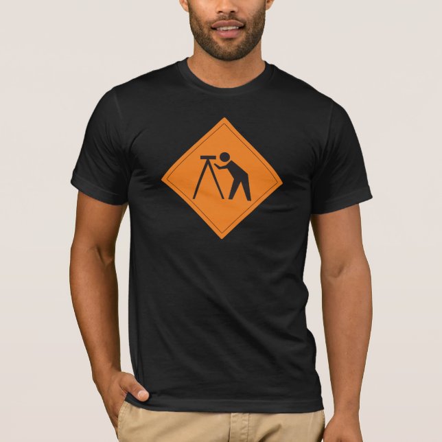 Land Surveyor at Work T-Shirt (Front)